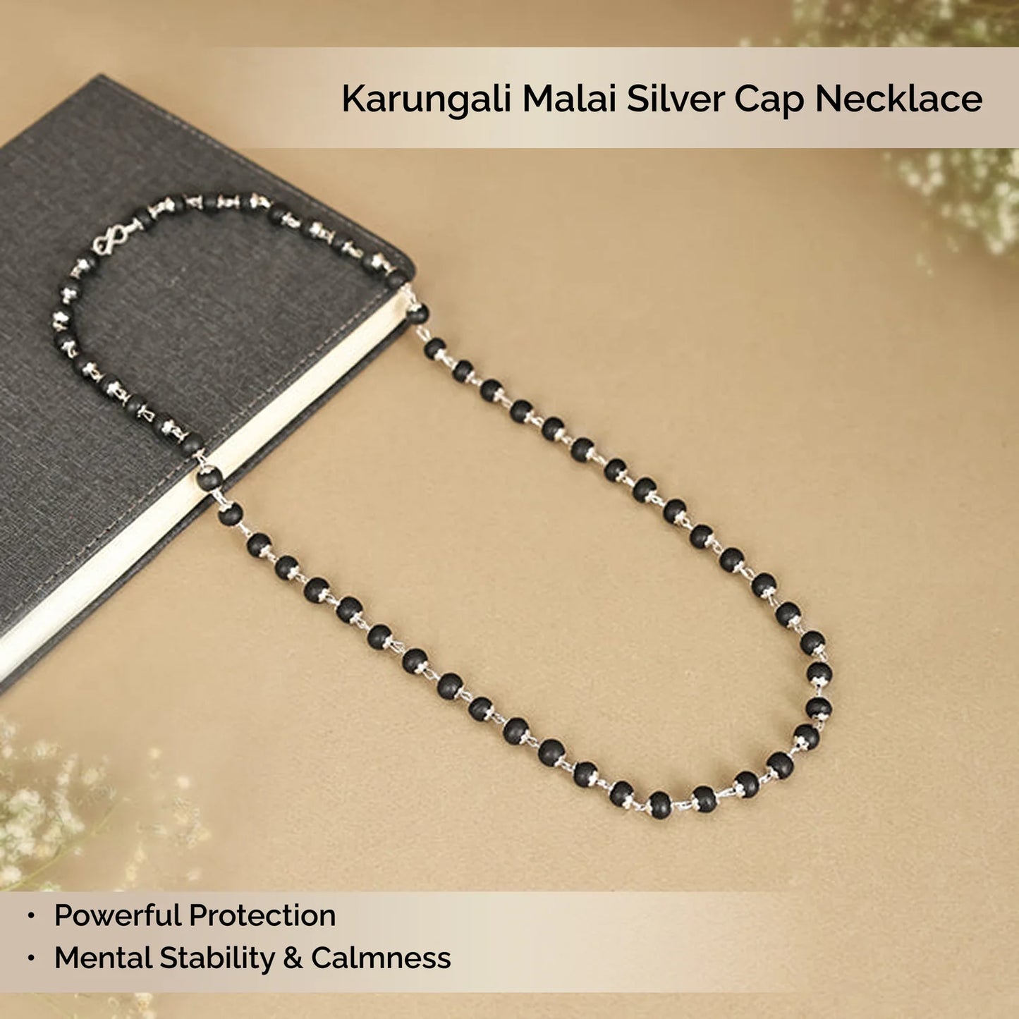 OM Shiva Trishool Karungali Mala