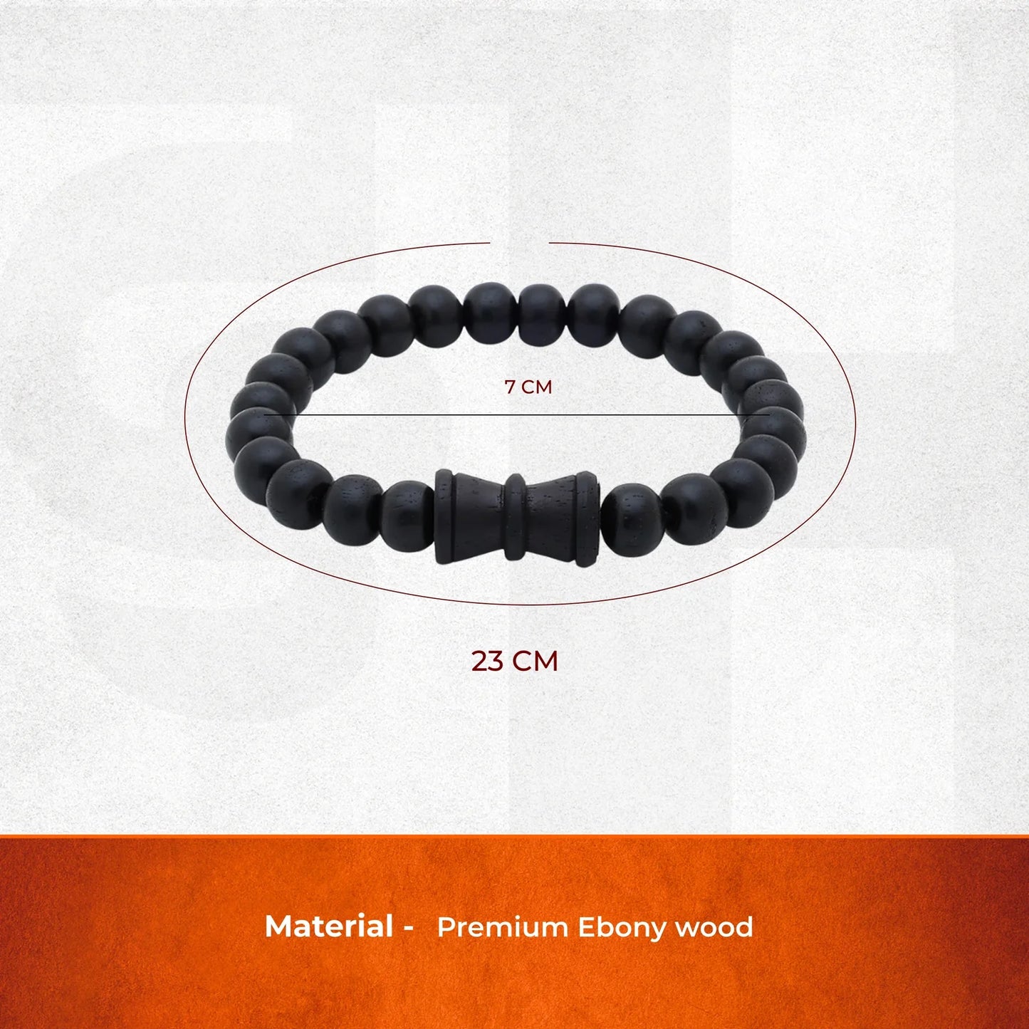 Karungali Malai Bracelet with Govt. Certification