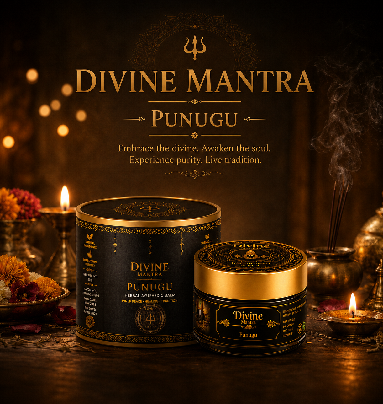 Divine Mantra Punugu (Premium Quality 25Grm)